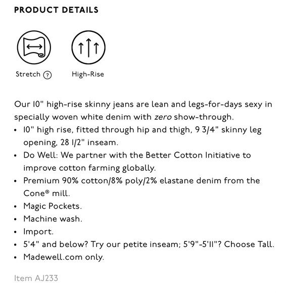 Madewell High-Rise Skinny Jeans - Picture 4 of 8